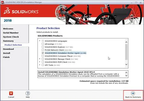 SOLIDWORKS Simulation Back to Summary